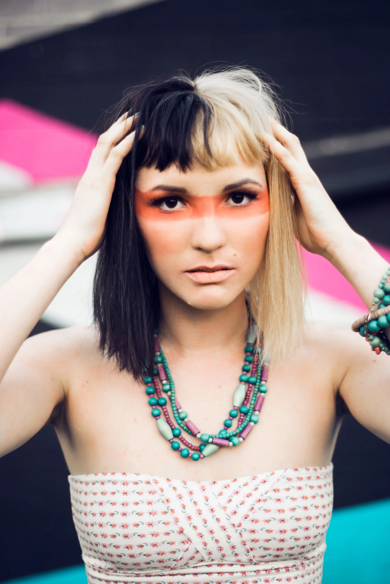 Sarah Hooker Photography | Color Fanatic: Play Every Day, Model Gabriela MacArdle, MUA Tia Hixon, Asheville NC