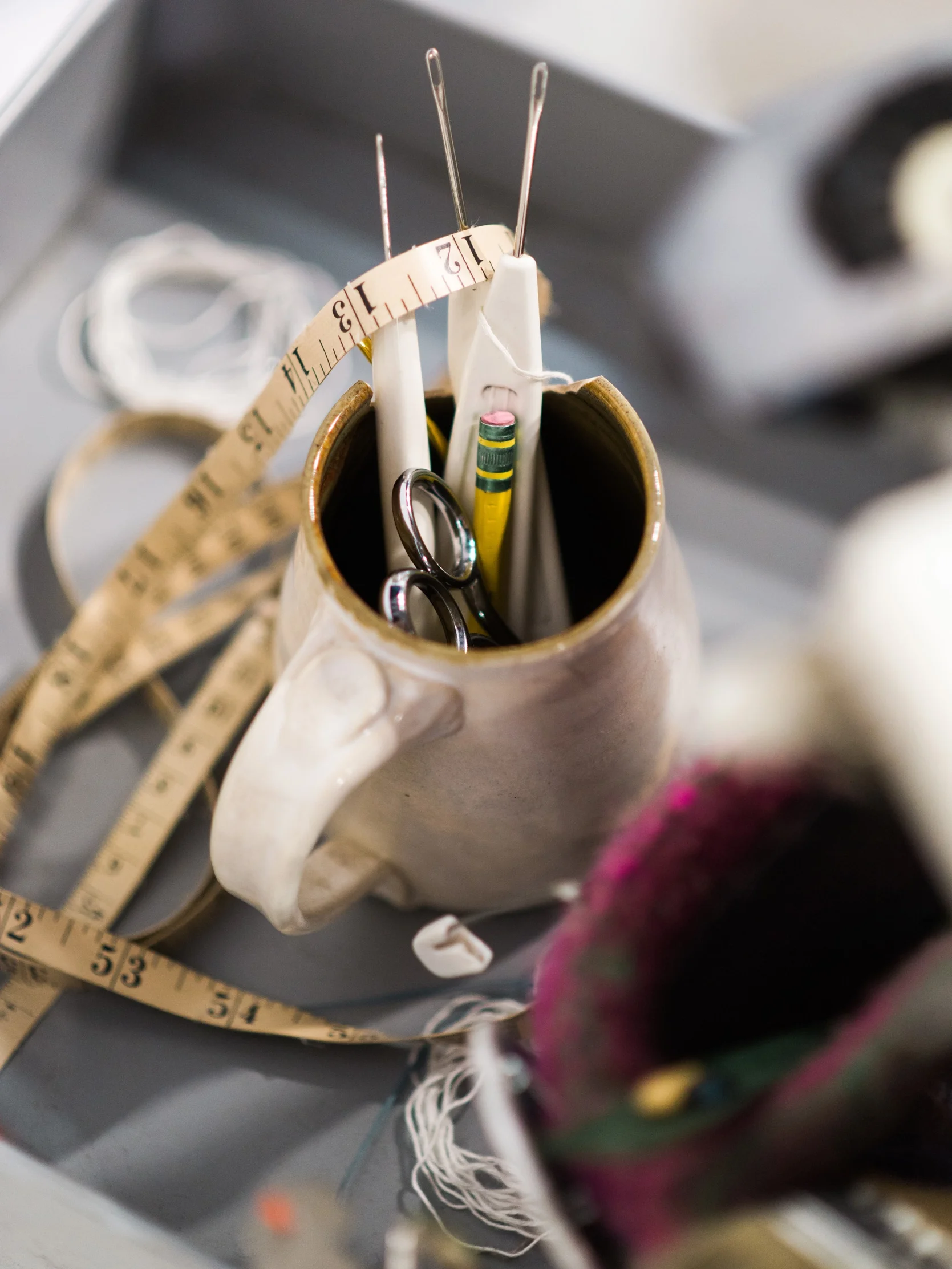 Tools of the Trade, Business Branding Photography for Cara May Knits by Sarah Hooker Photography