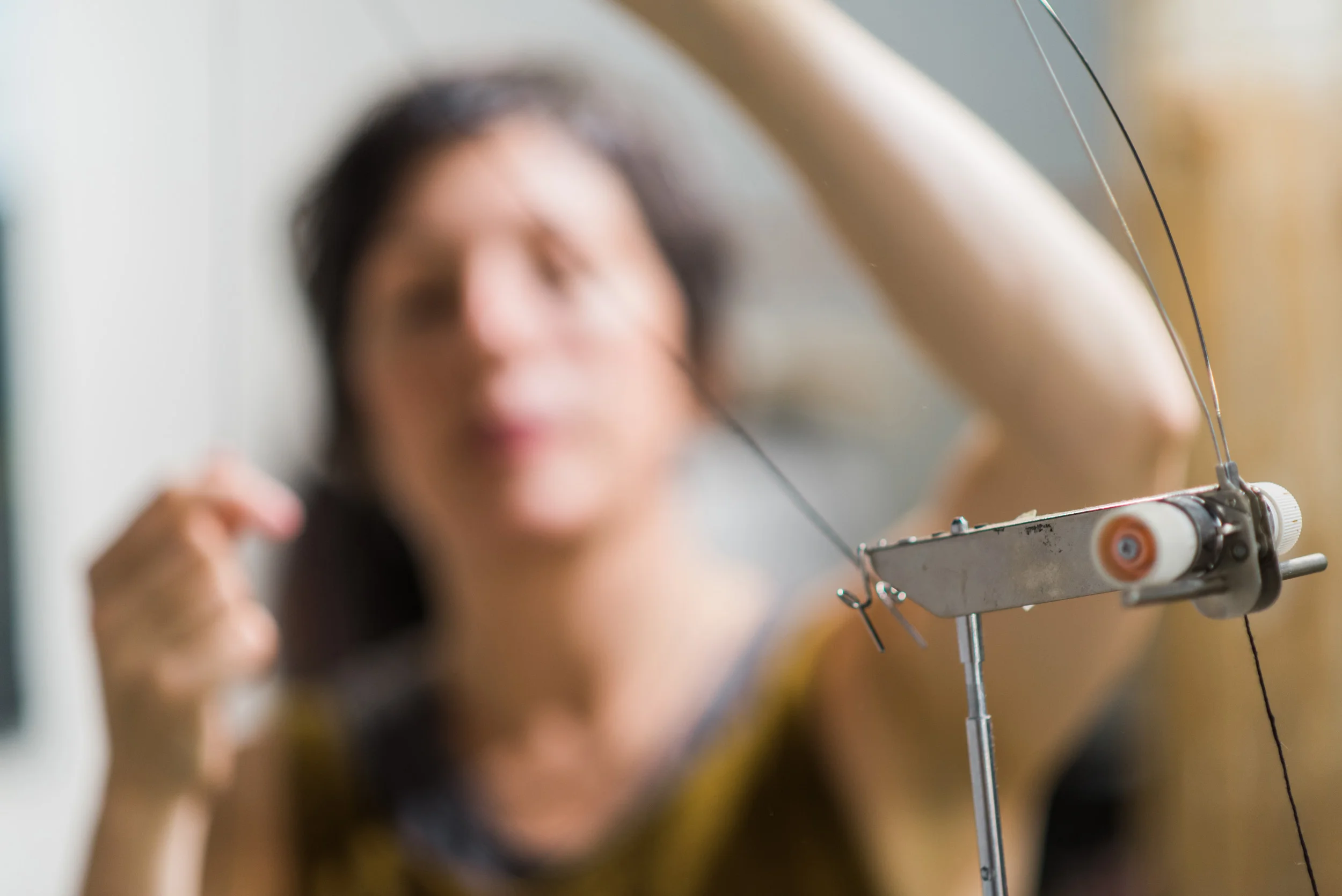 Threading, Business Branding Photography for Cara May Knits by Sarah Hooker Photography