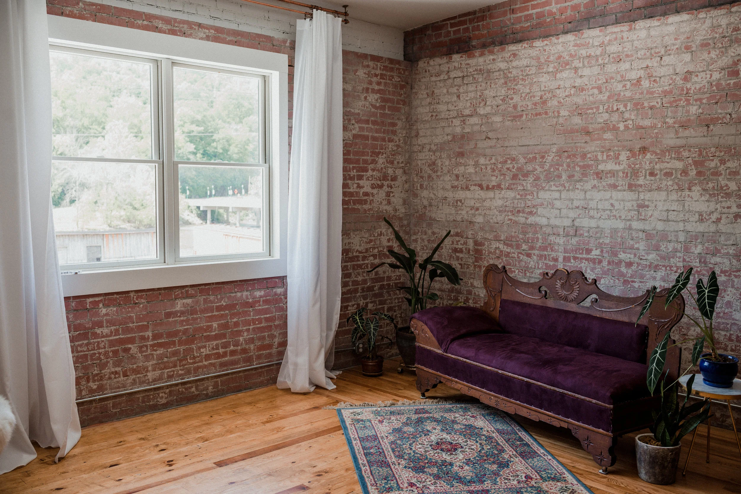 Photography Studio For Hourly and Daily Rental in Marshall, NC in the Asheville, NC area. Natural light. Loft Style.