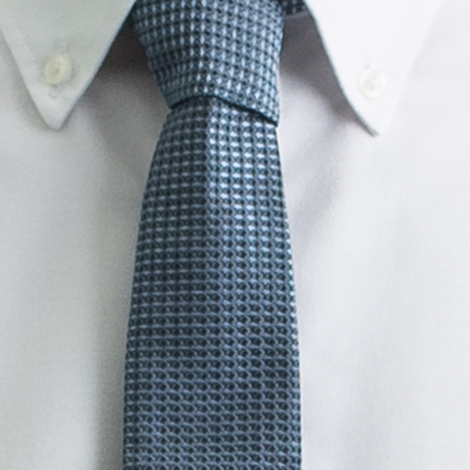 Rosemary Goodenough Man Woven Silk Tie 'Blue Yonder' 