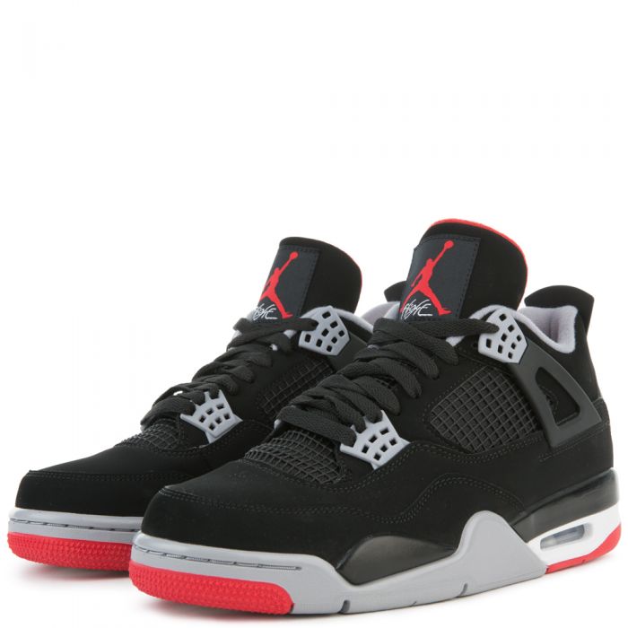 black and red cement jordans