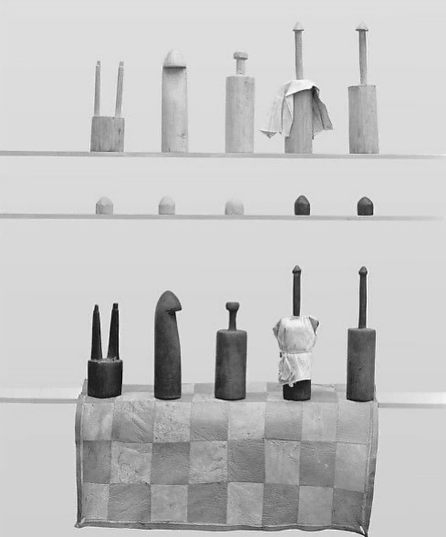 Chess set from the 20th century via @bae_aulenti