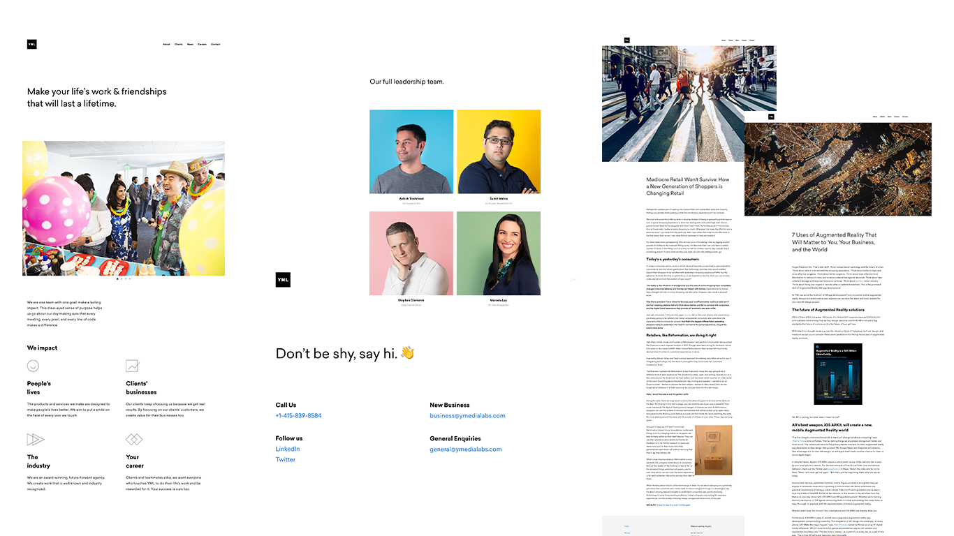 Site design by Y Media Labs