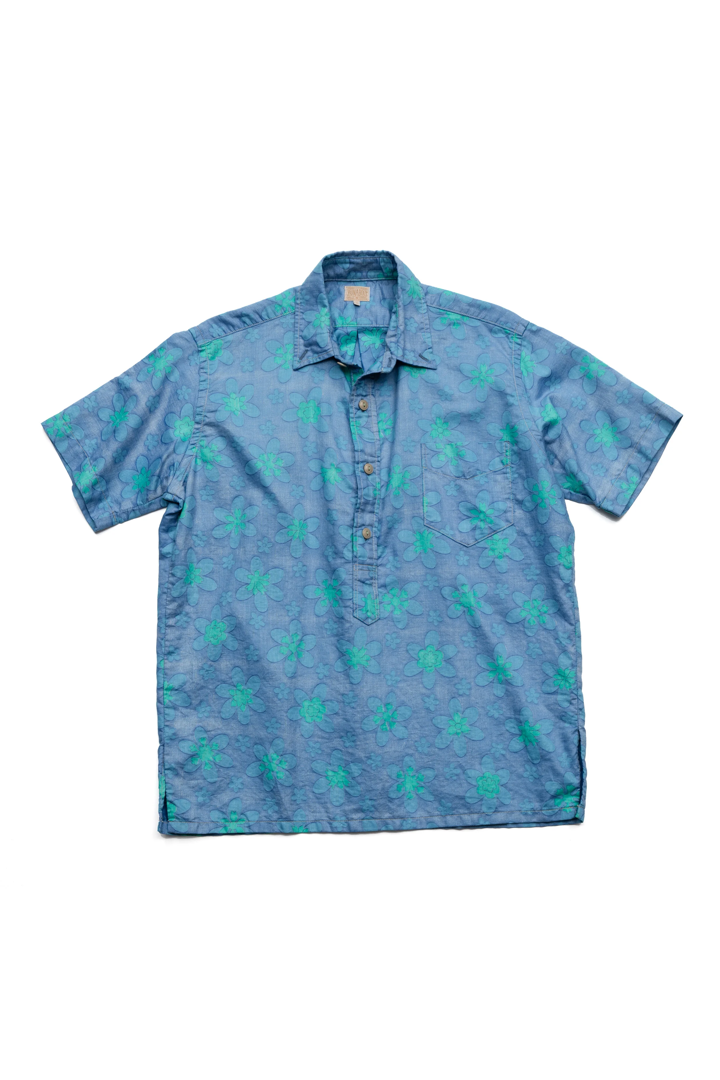 Vacation Shirt - Blue Floral