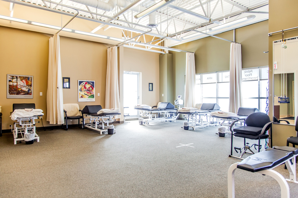  We have 10 curtained treatment areas with natural light. 