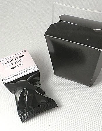 takeaway box with our header card pack