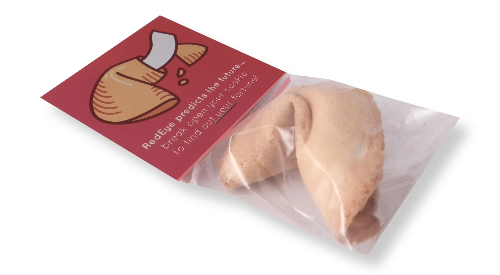 personalised fortune cookies with promotional header cards