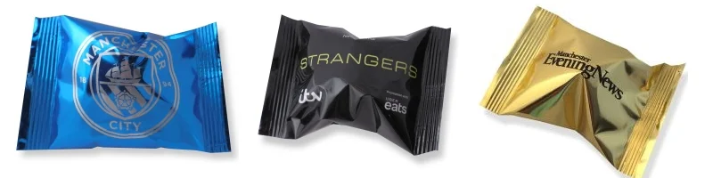 personalised fortune cookies with branded wrappers