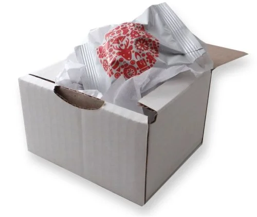 fortune cookie with mailing box