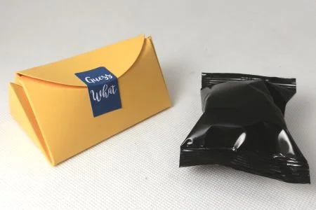 promotional fortune cookies - presentation boxes - triangular design