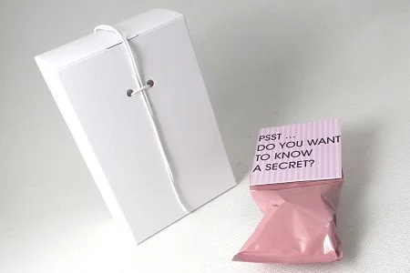 promotional fortune cookies - presentation boxes - tall design