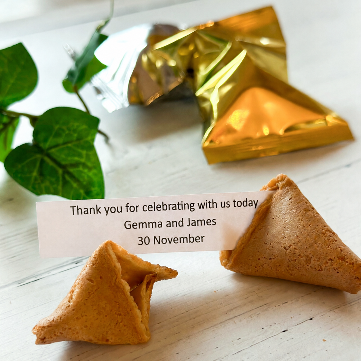 Personalised Wedding Fortune Cookies