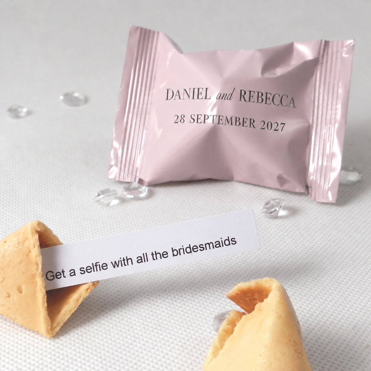 personalised wedding fortune cookies