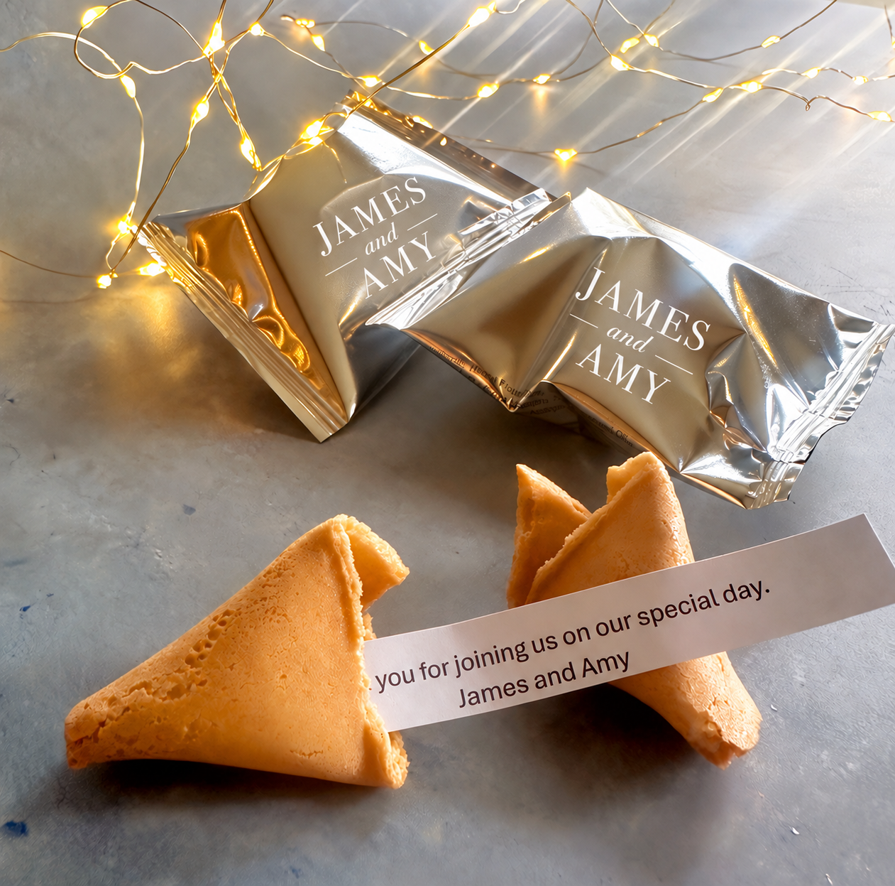 personalised fortune cookies for weddings