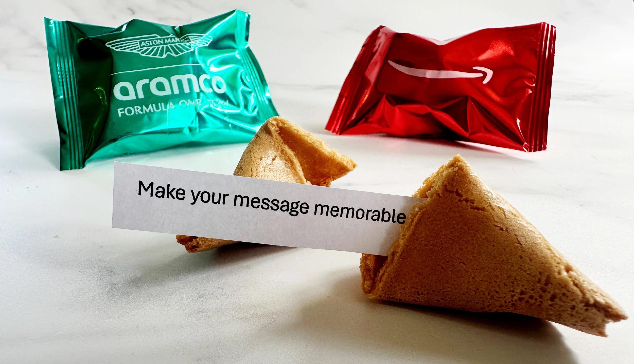 promotional fortune cookies personalised with your own branding