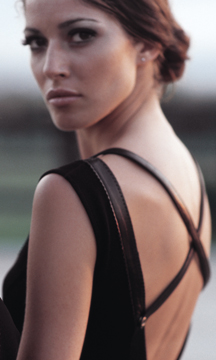 Versace photographed in Il Burro, Italy