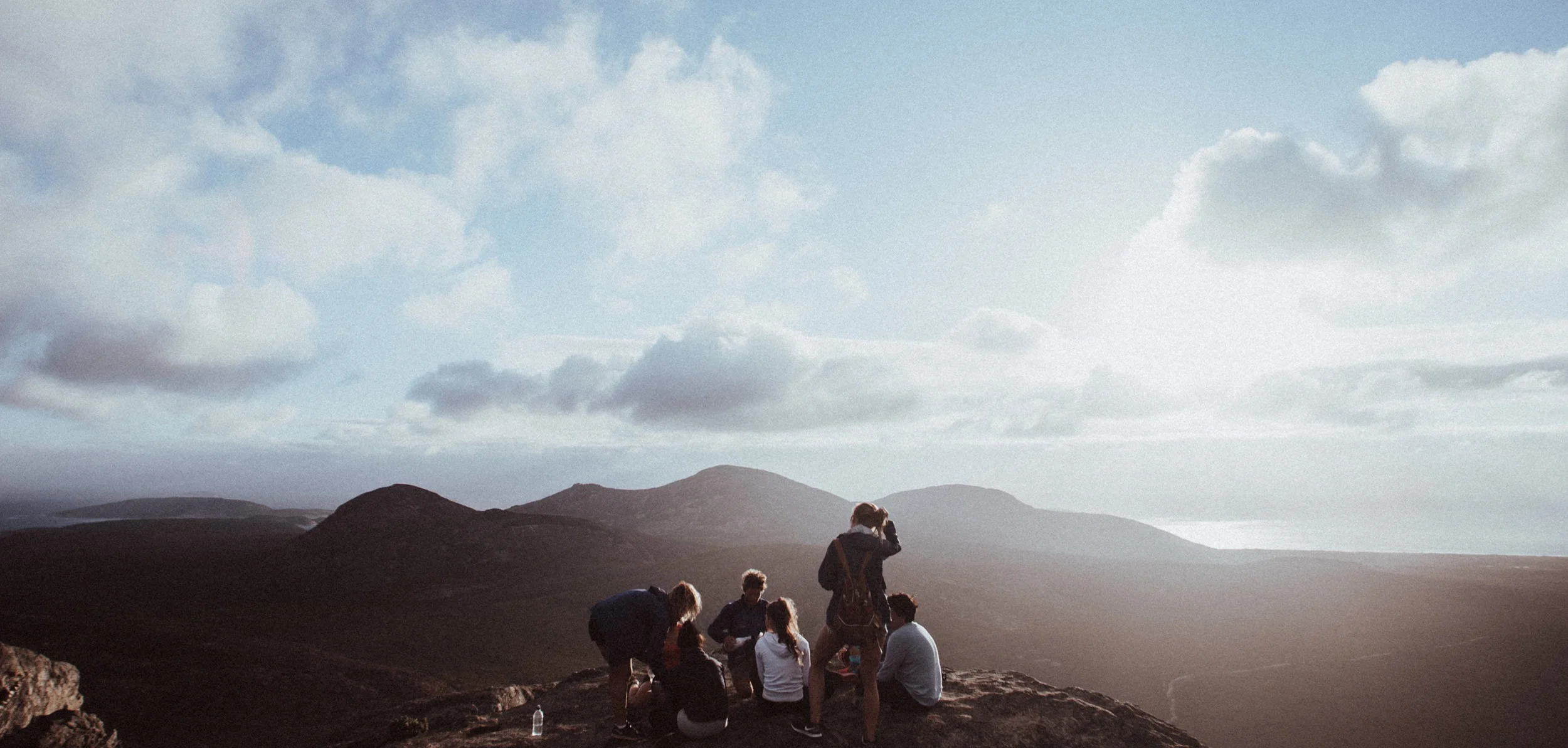 Joe's Birthday hike & champagne popping at Cape Naturaliste