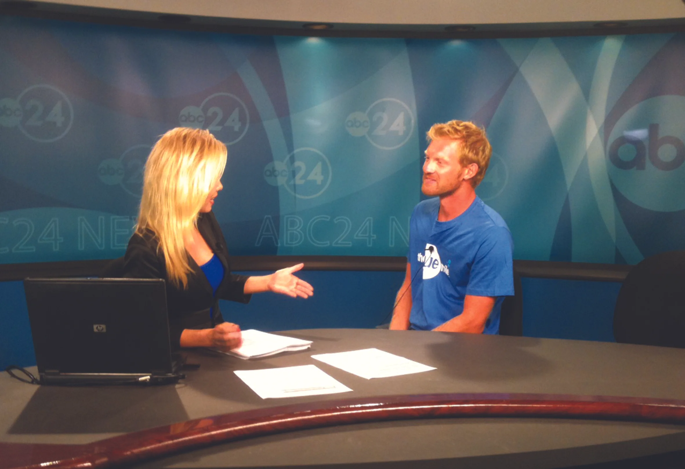 A cheeky live interview with April Norris on ABC24