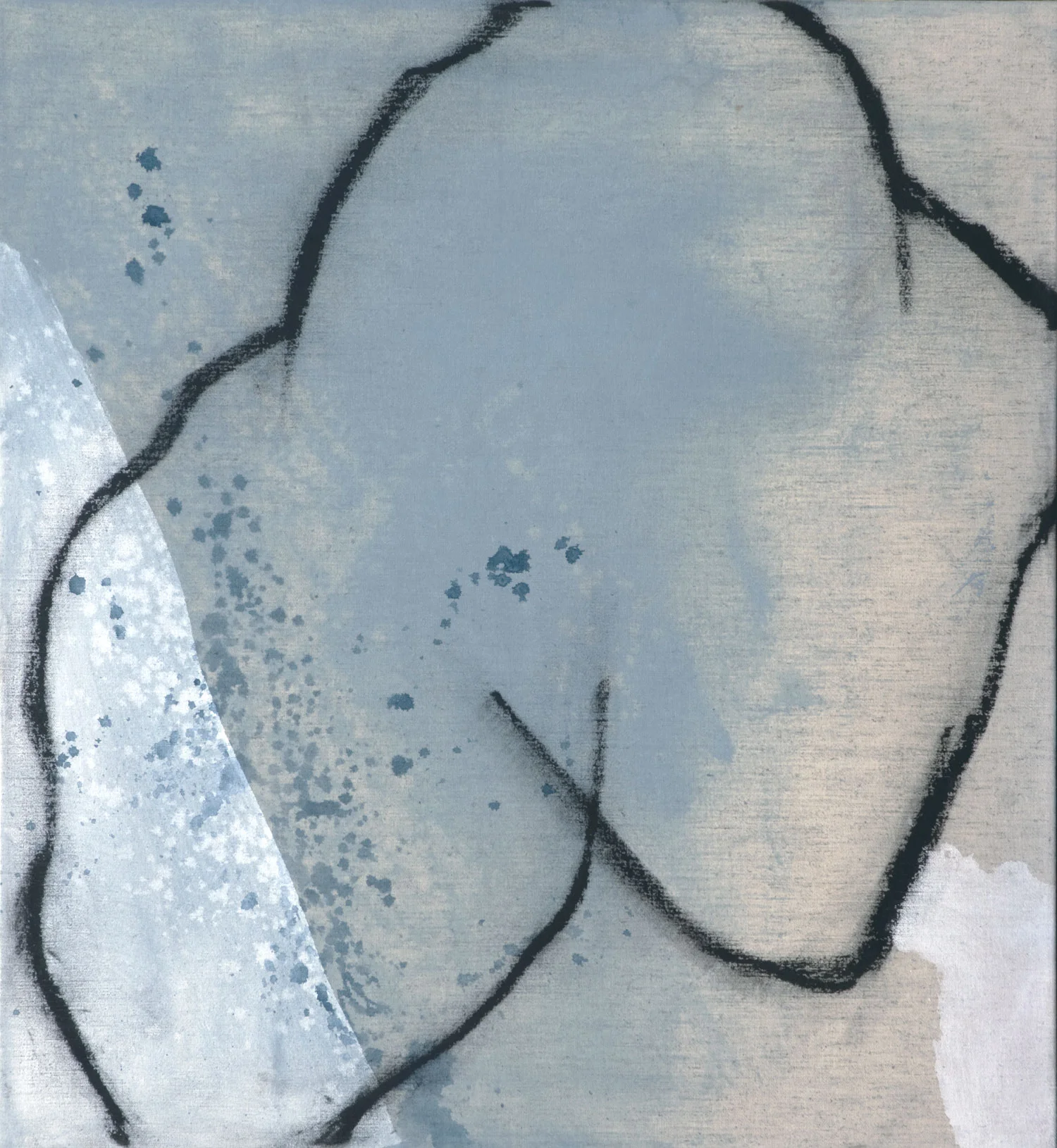 JA-823_vénus bleue no1 acrylique sur toile 61 x 56 cm