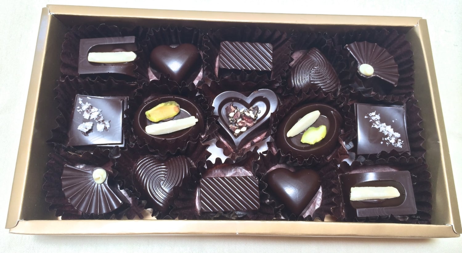 Classic Belgian chocolates are made with molds.