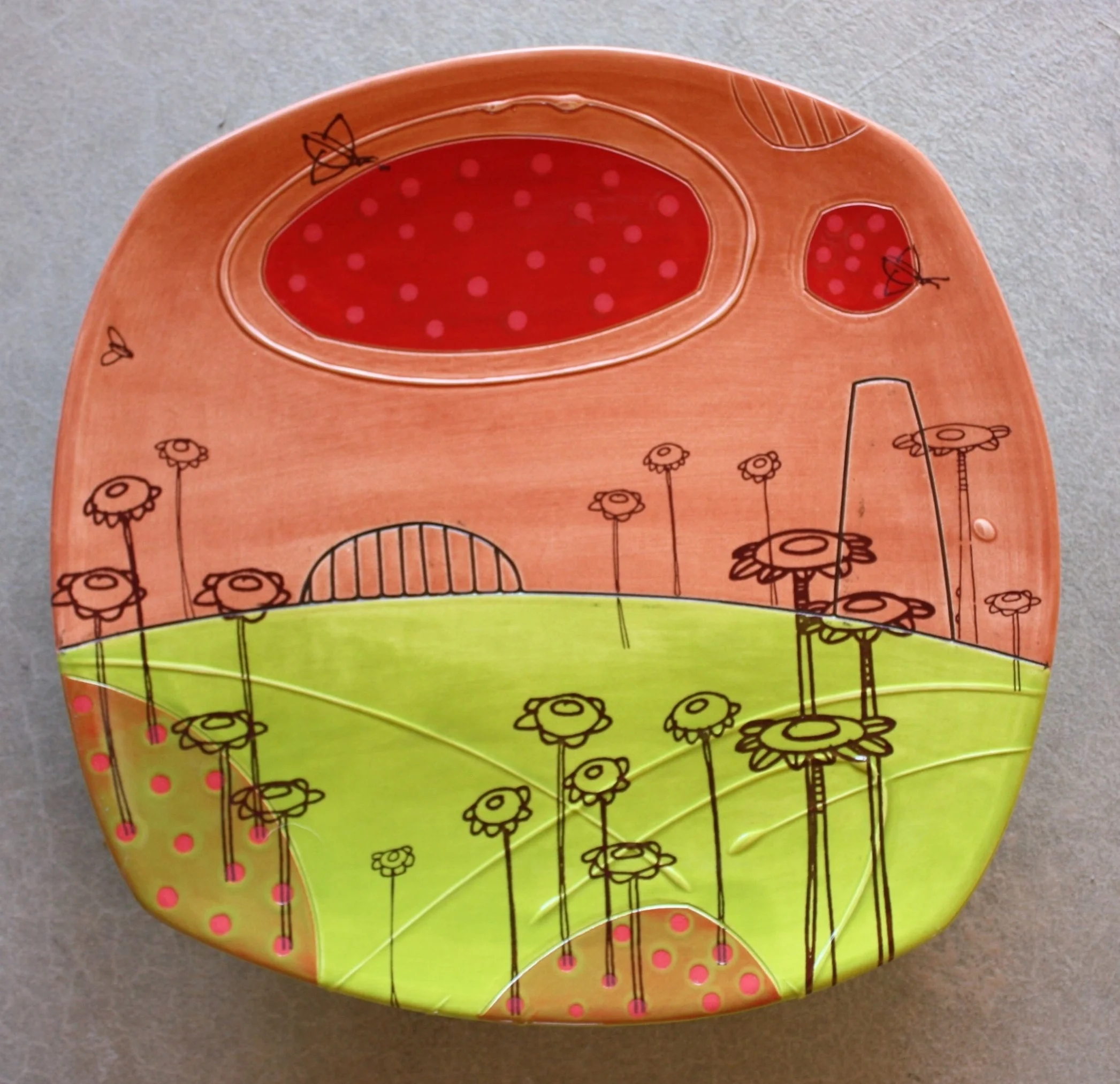 Large Deco Plate 7
