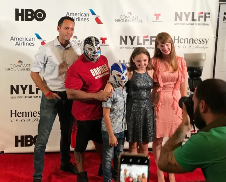 (left to right: Elliot Villar; Bronco Internacional; Jayden Toledo; Delphina Belle and Christy Escobar