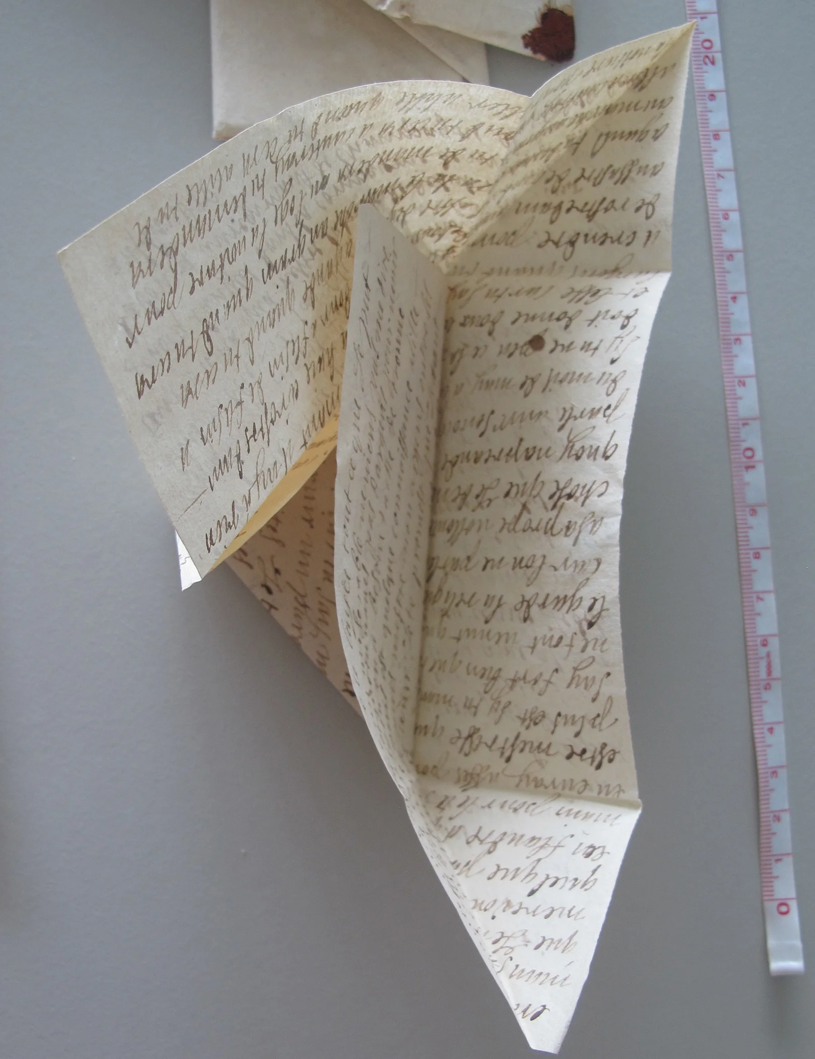 Opened letter