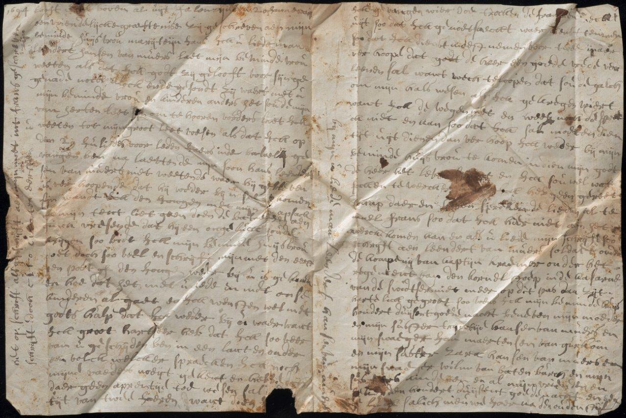 Letterlocking: Learn how this opened letter reduces in size through a number of intentional folds to...