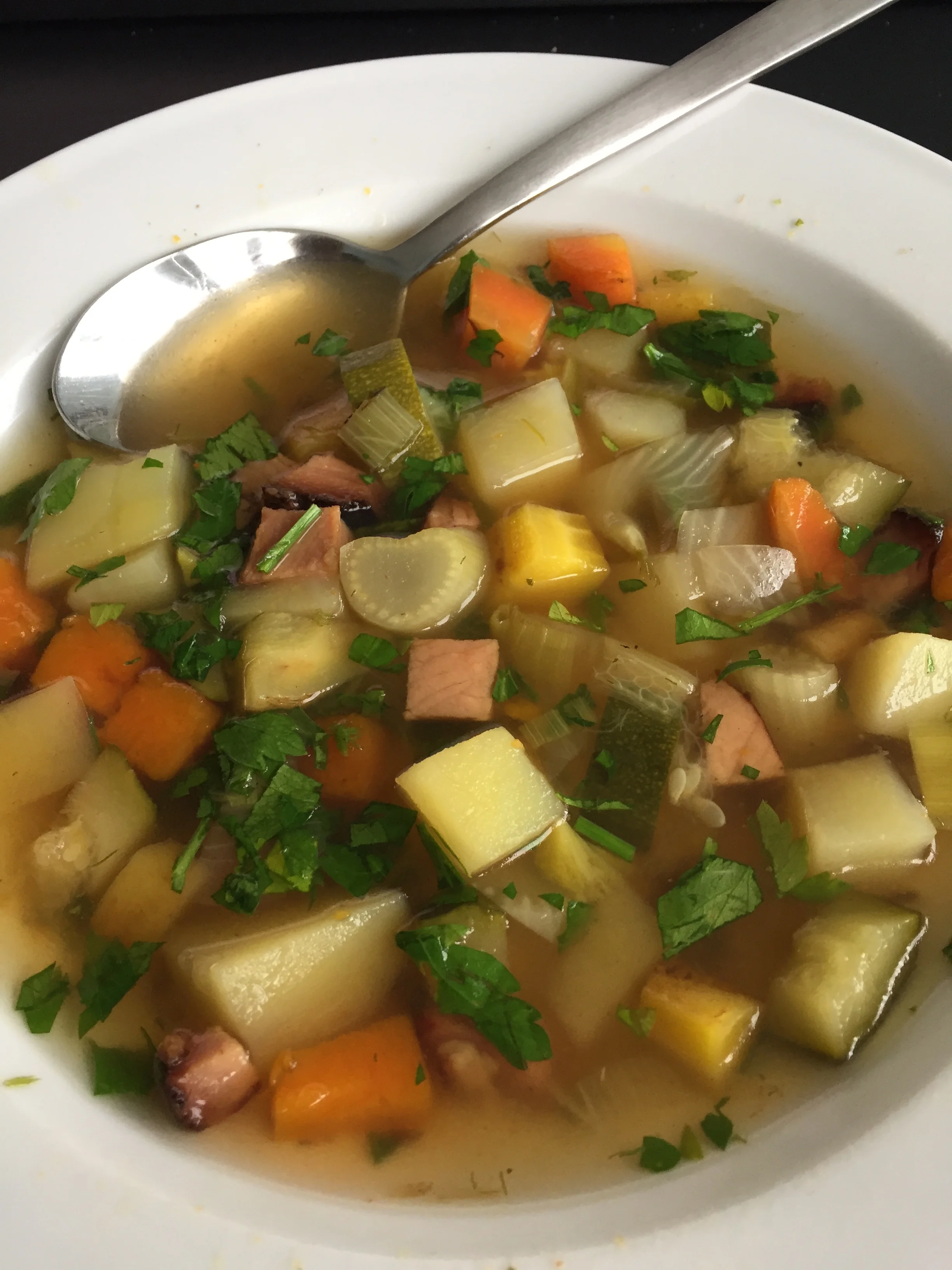Grandma's Vegetable Soup (the not so vegetarian way)