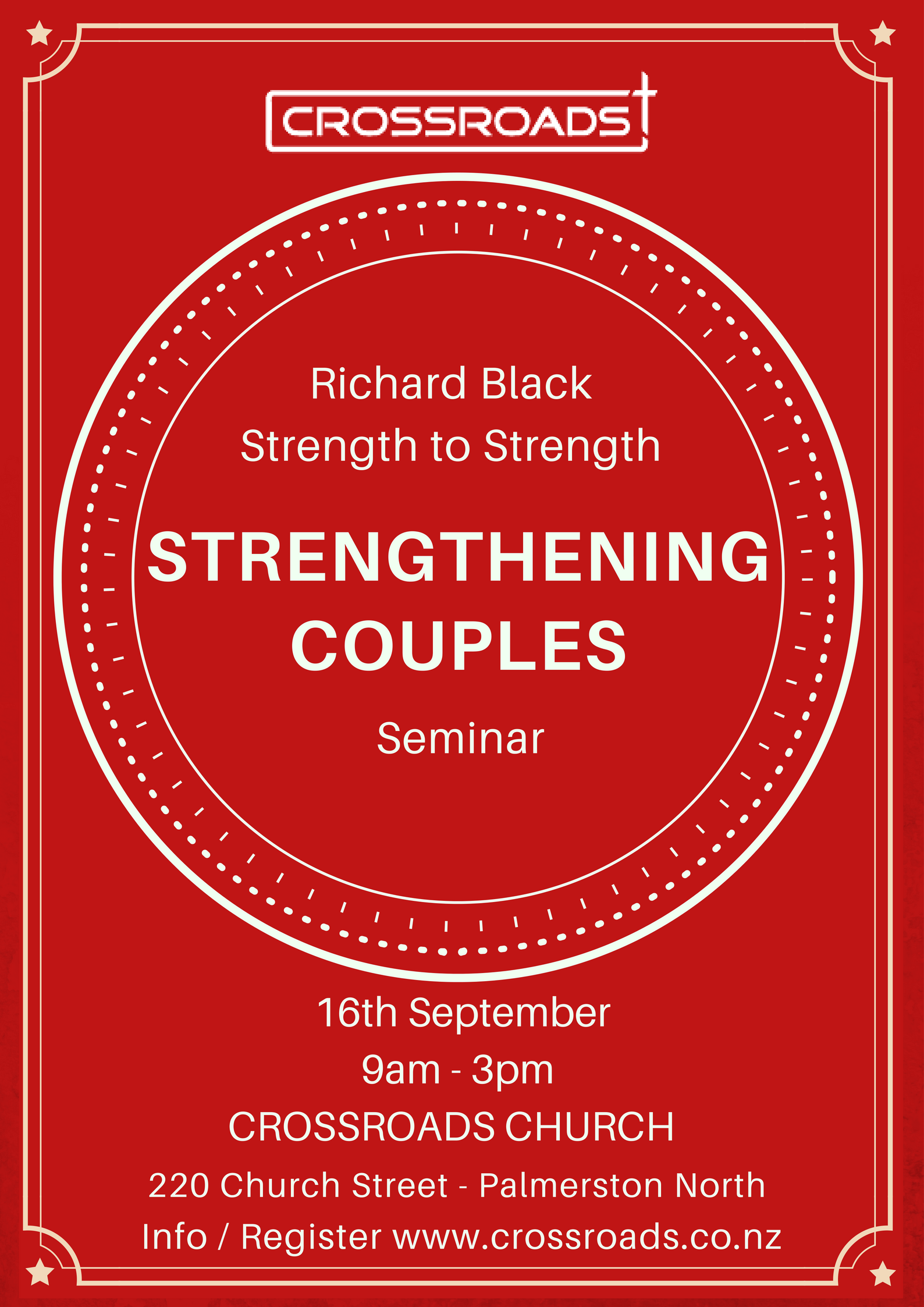 STRENGTHENING COUPLES SEMINAR