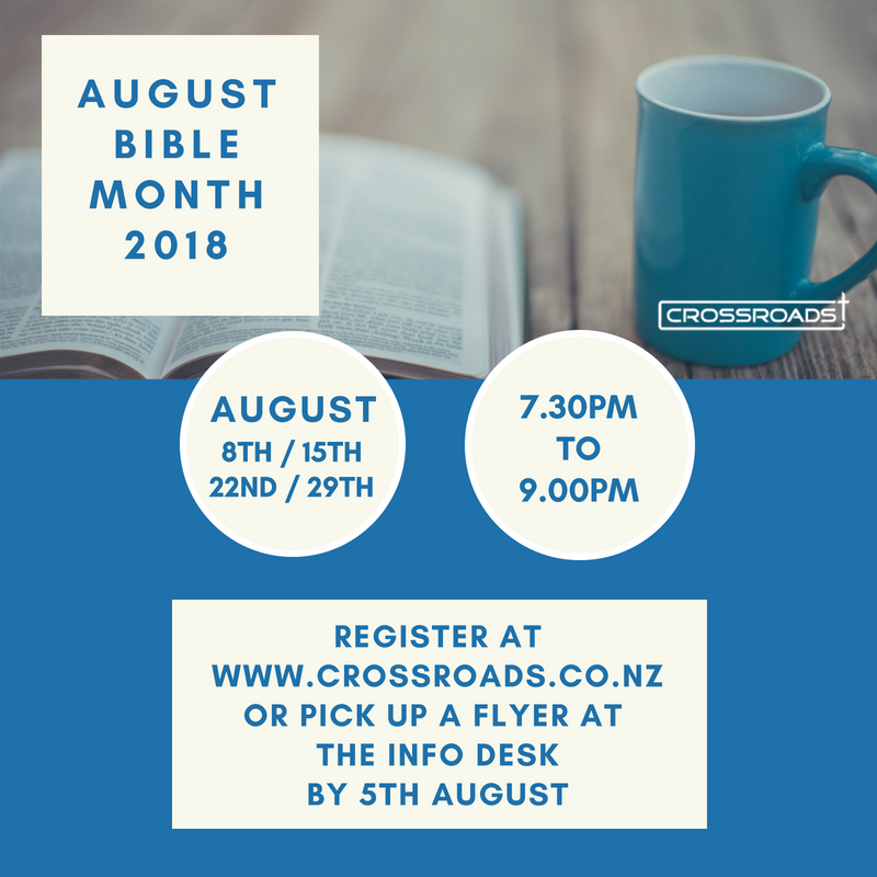 AUGUST BIBLE MONTH