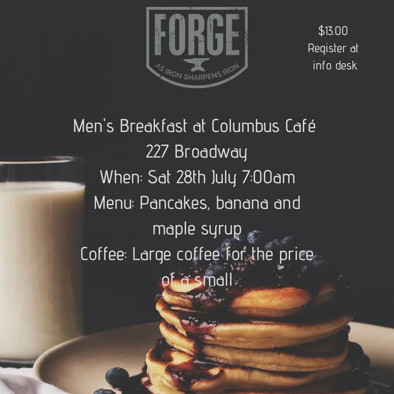 FORGE - MEN'S BREAKFAST