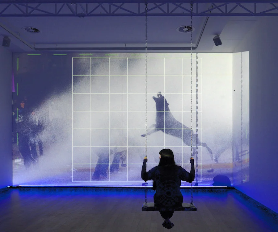 Exhibition view of I have ten thousand compound eyes and each is named suffering , Stedelijk Museum, Amsterdam (May 21—Aug 14, 2016). Photo: GJ van Rooij.