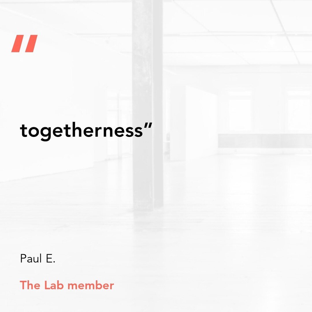 &quot;togetherness&quot;

Thank you Paul for supporting The Lab!

https://withfriends.co/the_lab/join