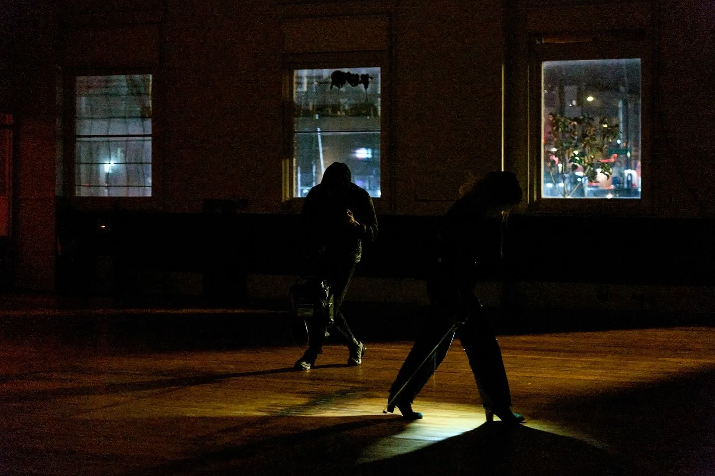 The visceral collaboration between @evicshen and Jeremy Toussaint-Baptiste, captured by @robertdiversherrick at The Lab last week. This was an unforgettable performance, gripping and terrifying (double whips!) and we&rsquo;re so glad to see everyone 