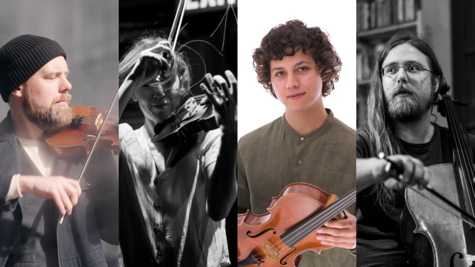 Apmonia Quartet: Work by Tony Conrad, Morton Feldman, Chiyoko Szlavnics, Anthony Braxton
