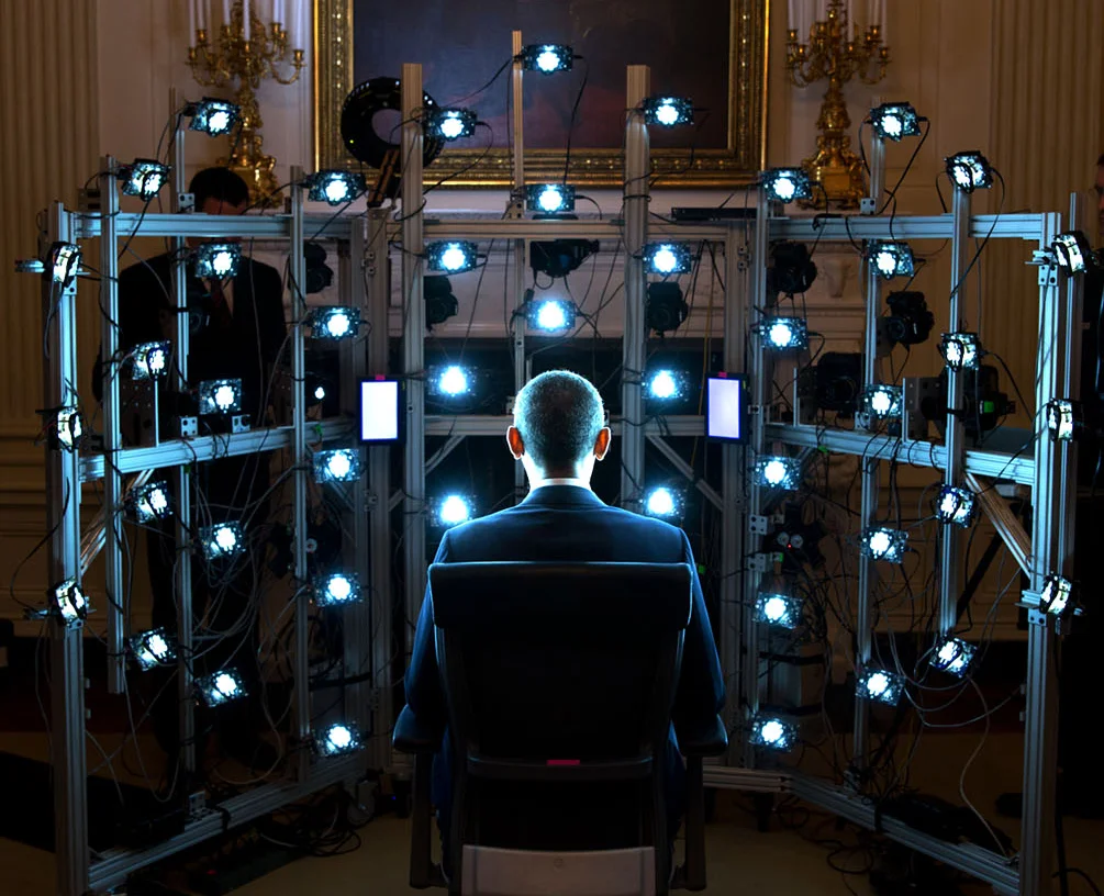 Scanning the President in 3D