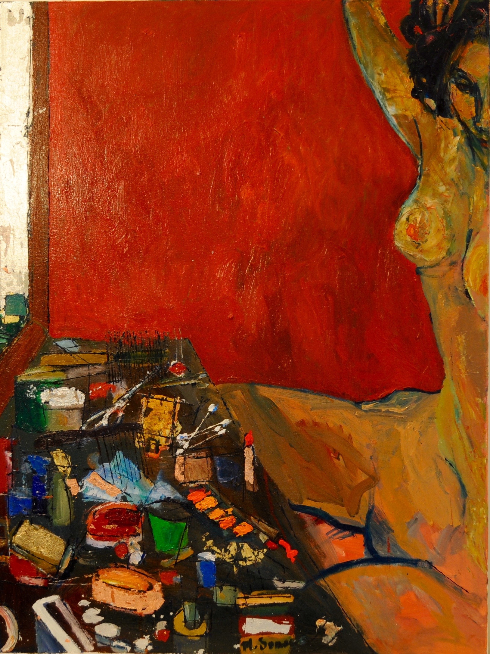 Girl at a Dressing Table