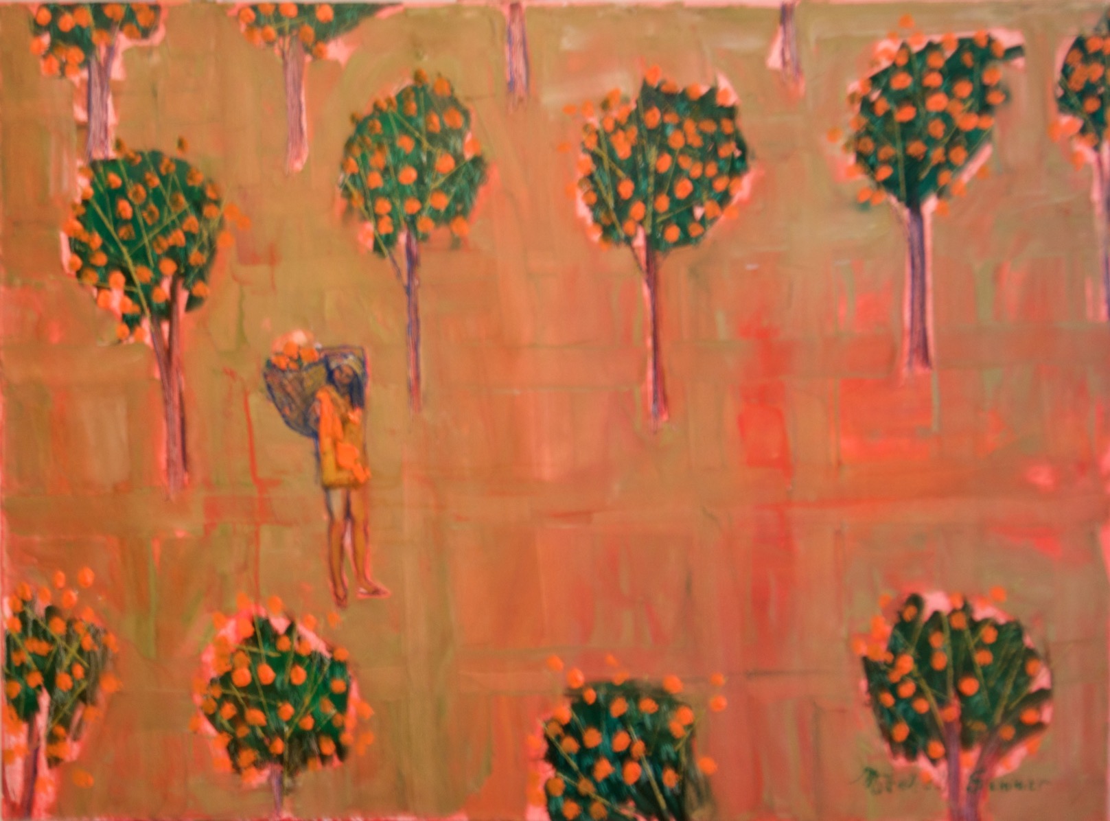 Portrait in Orange