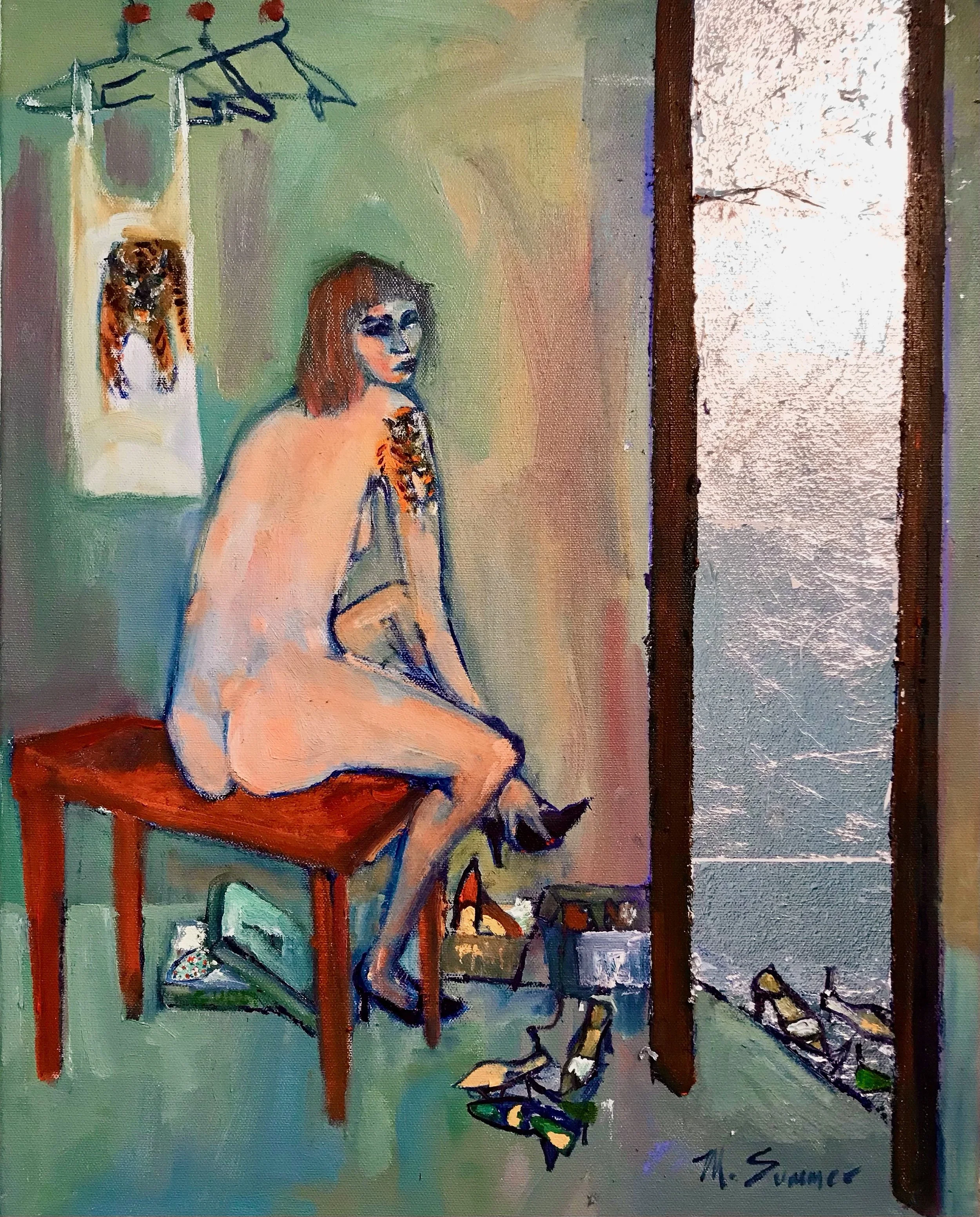 Girl in a Dressing Room