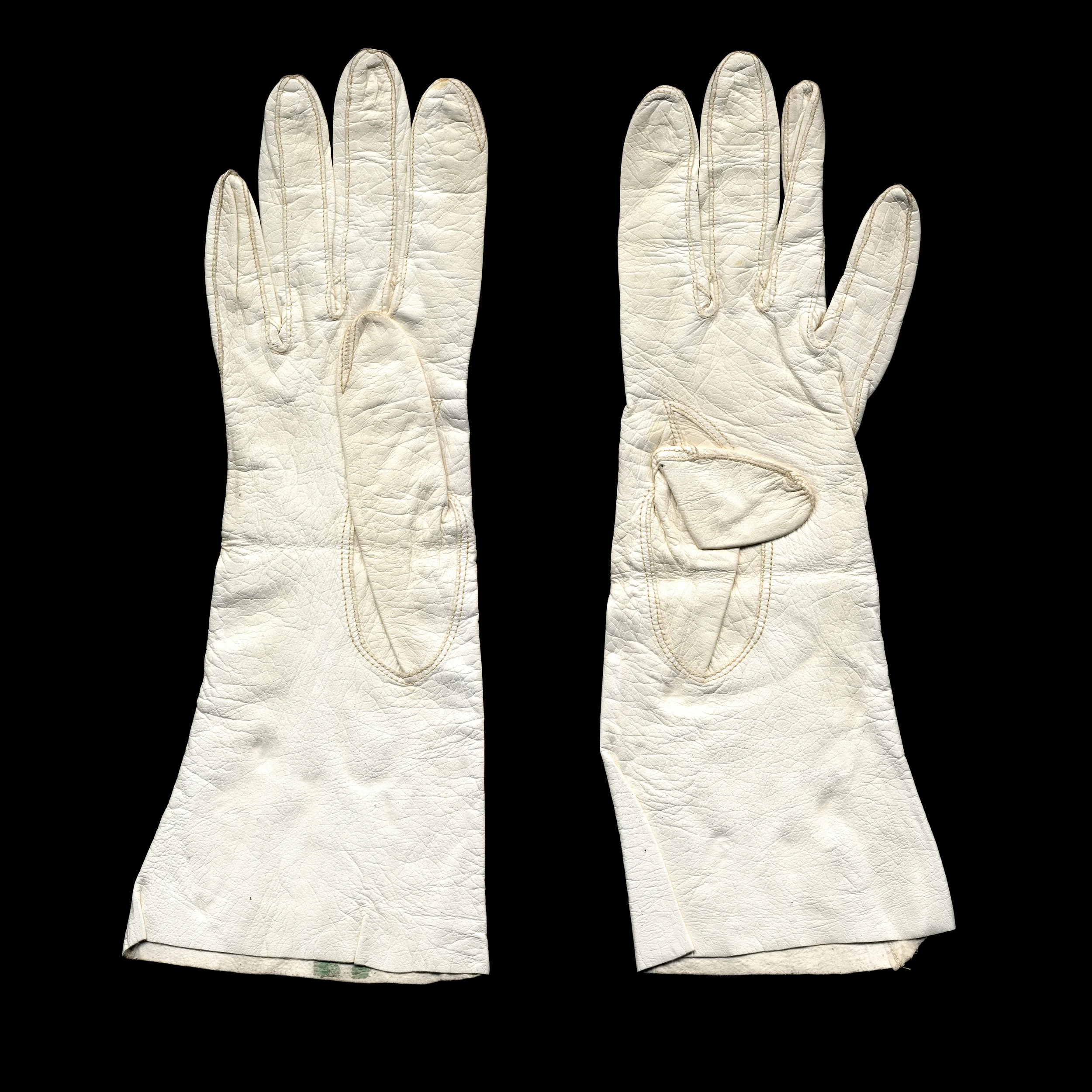  white leather opera gloves 