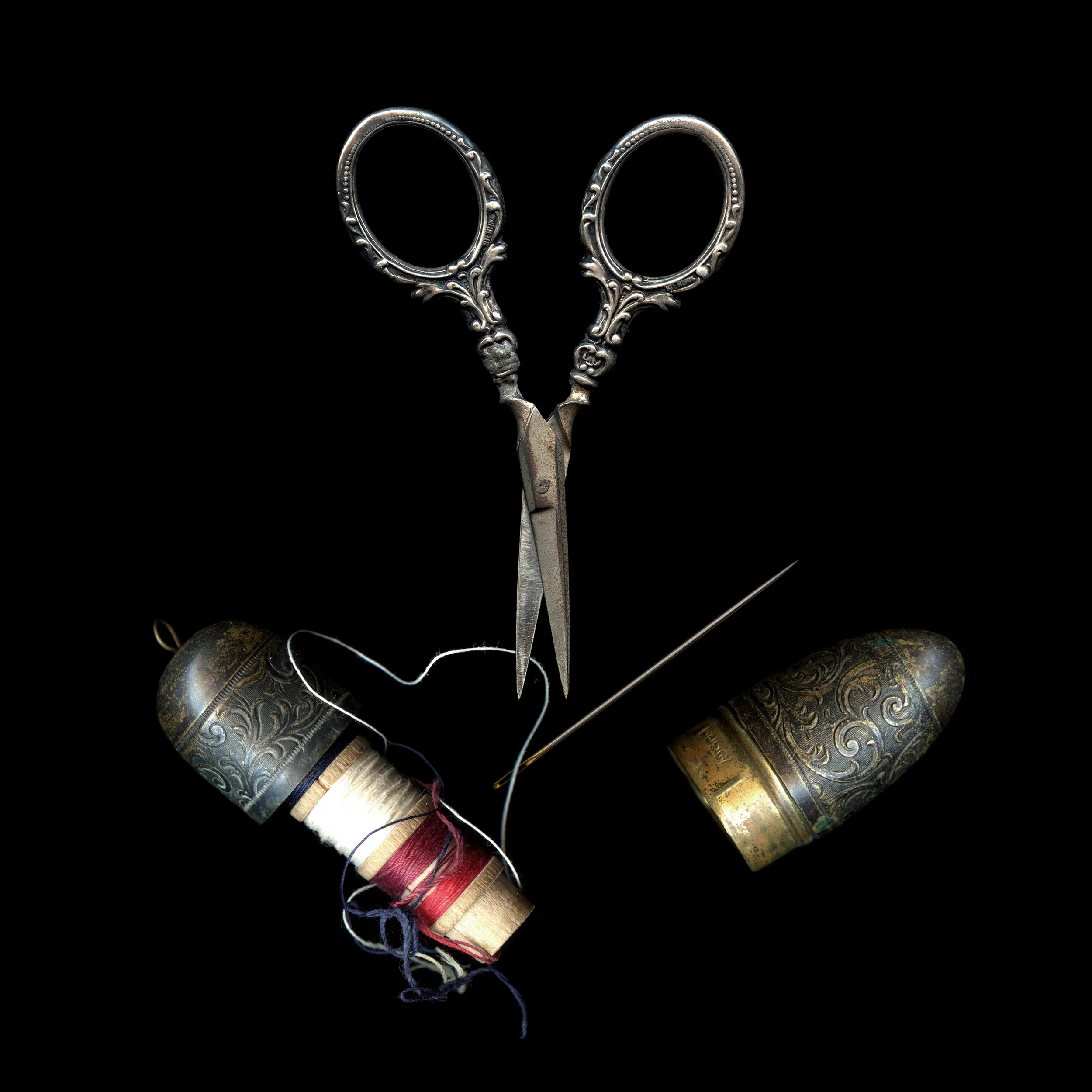 great-grandmother's sewing kit