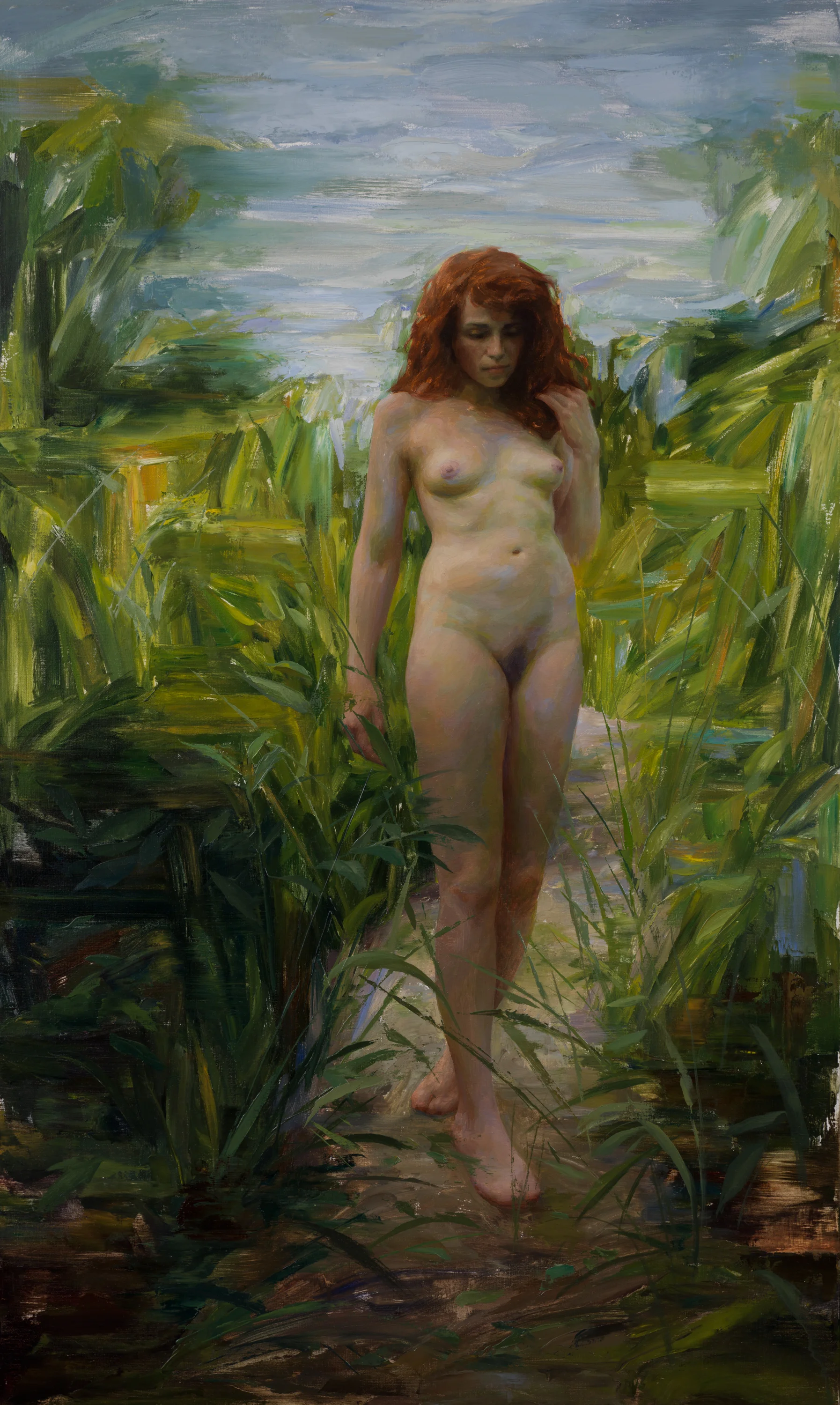 Wanderer, Oil on Linen, 50x30" 2016