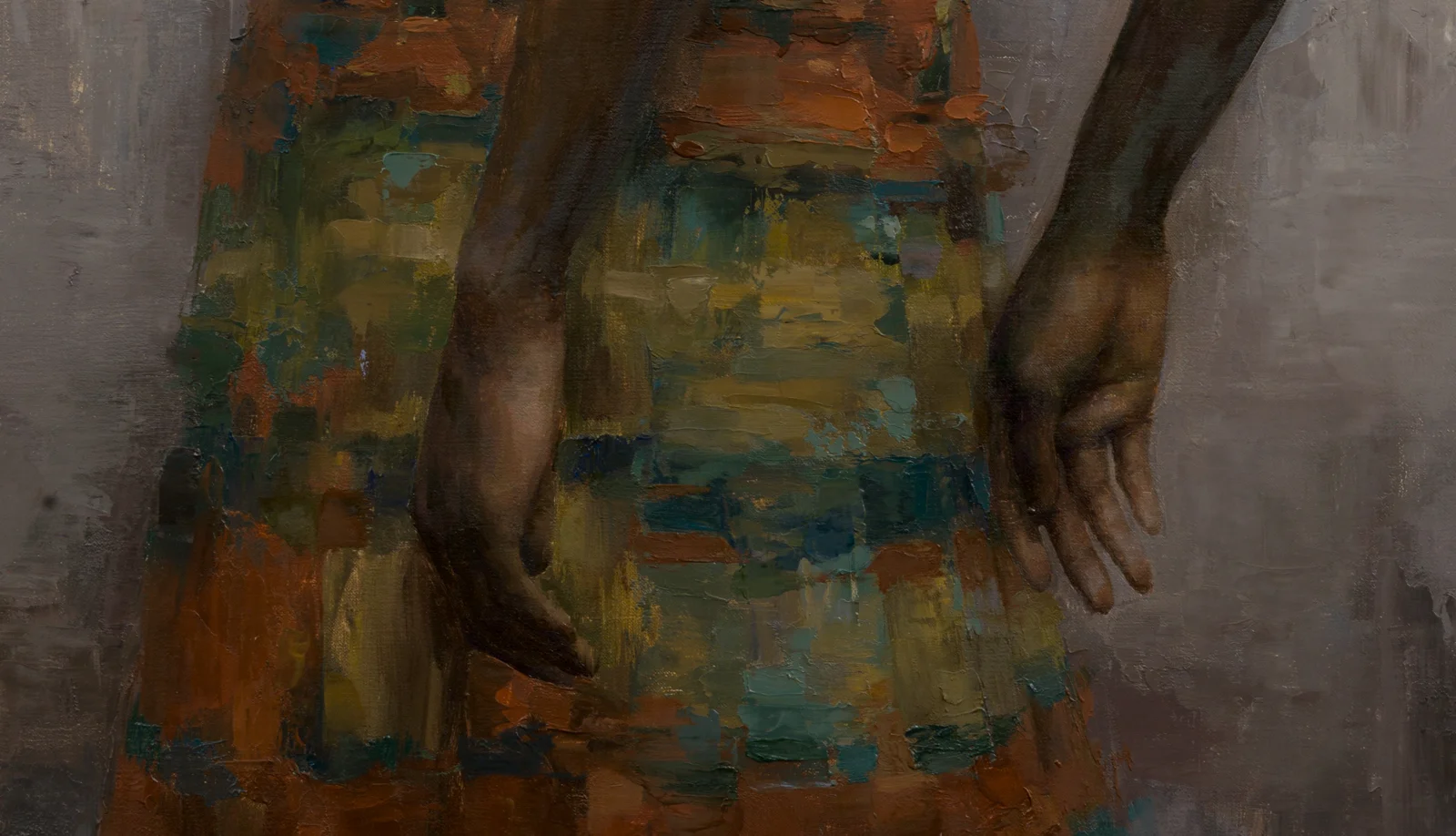 Monolith, Oil on Linen, 40x24" 2017