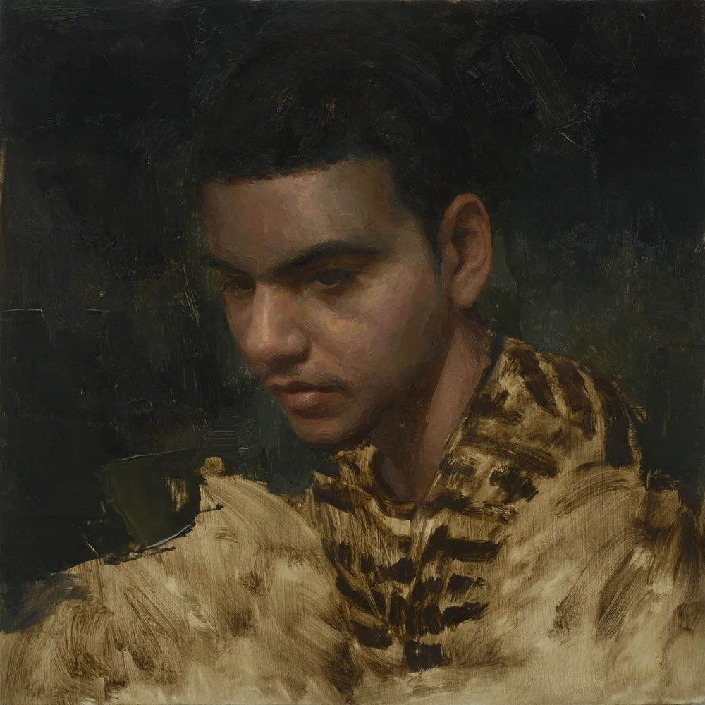 You Remind Me of Myself, Oil on Dibond, 12x12", 2018