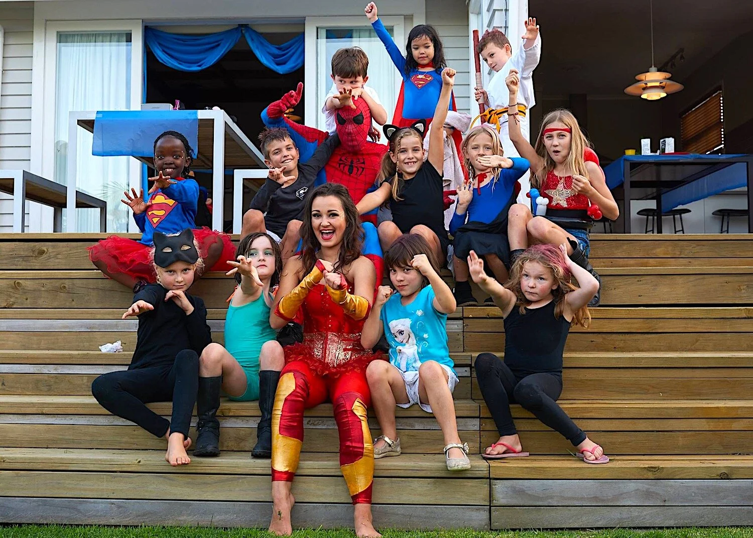 Serious Superhero Fun: Our superhero parties and entertainers bring out the POW! and help the little ones unleash their birthday superpowers.