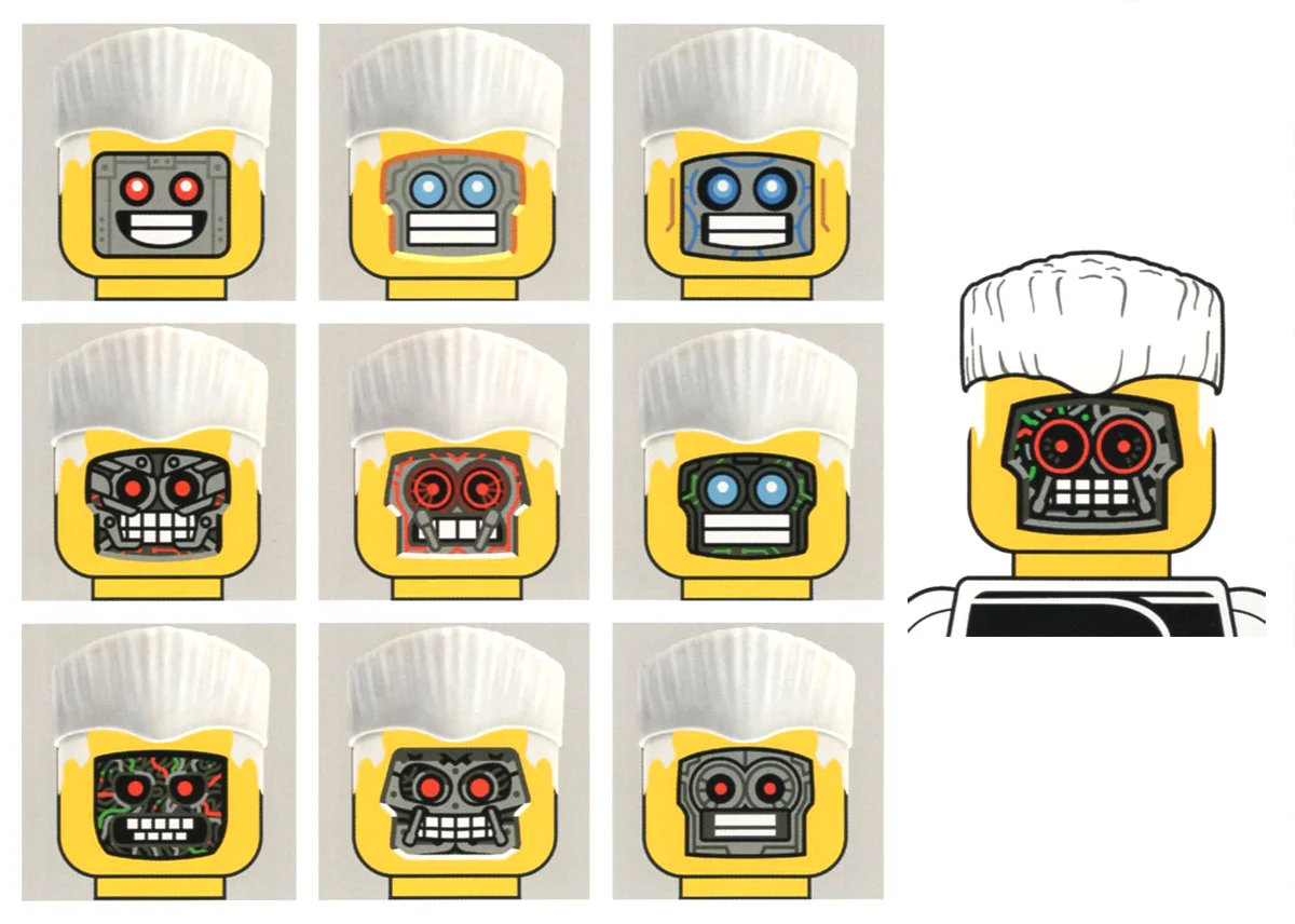 Character Design - Zane Robot Face