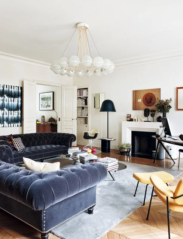 Paris Apartment by Sandra Benhamou