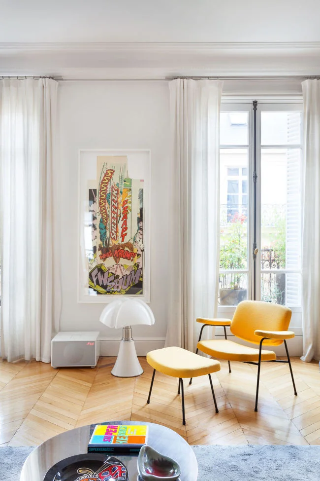 Paris Apartment by Sandra Benhamou